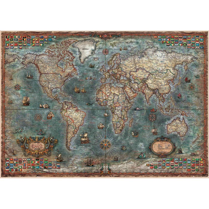 Puzzle Historical World Map