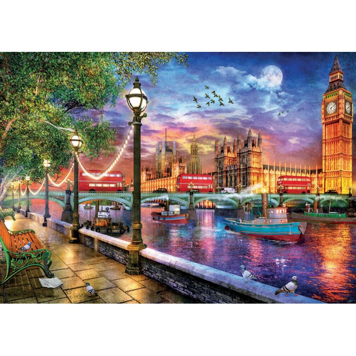 Puzzle London at Sunset