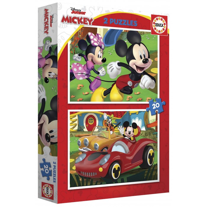 2 puzzle Mickey Mouse - Fun House
