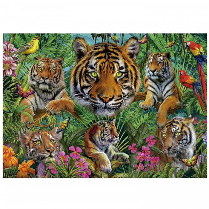 Puzzle Tiger Jungle