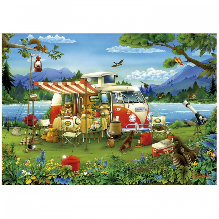 Puzzle Camping Holiday