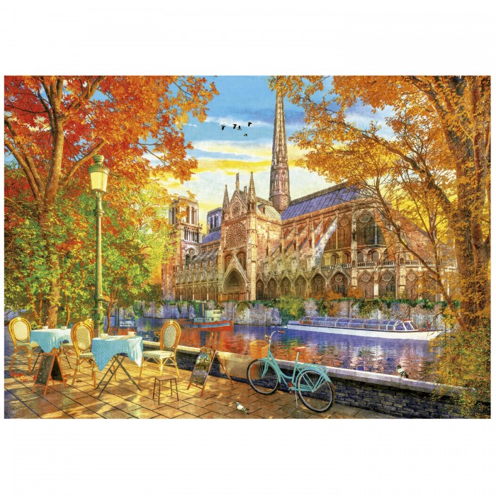 Puzzle Notre Dame In Autumn