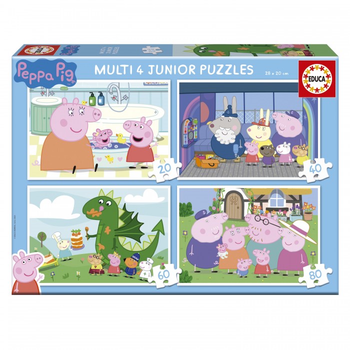 4 puzzle - Peppa Pig