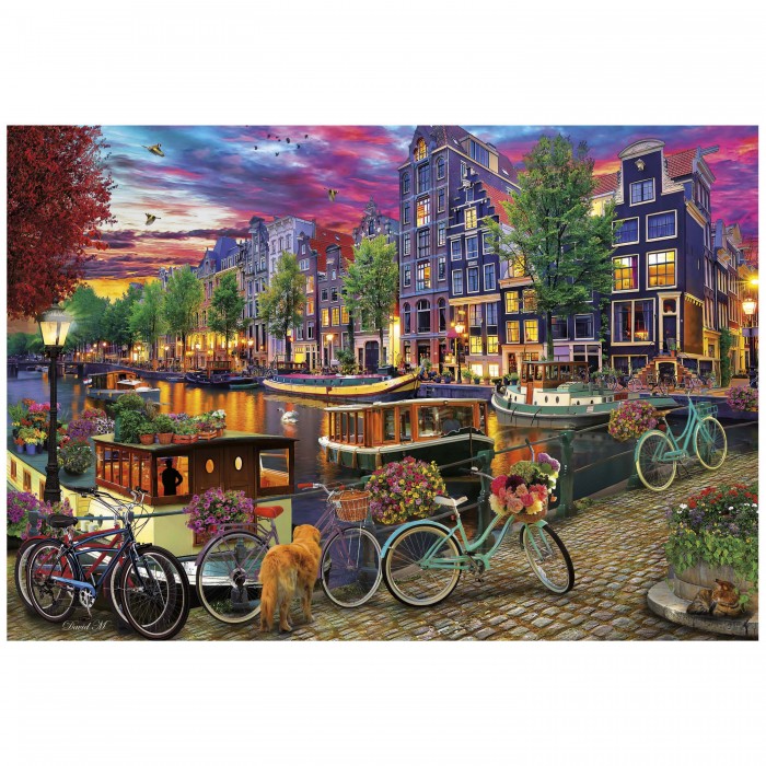 Puzzle Bicycles in Amsterdam
