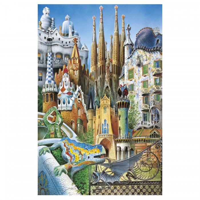 Puzzle Gaudí, Collage