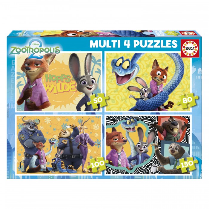 4 puzzle - Zootopia 2