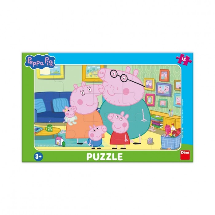 Puzzle Peppa Pig In Living Room