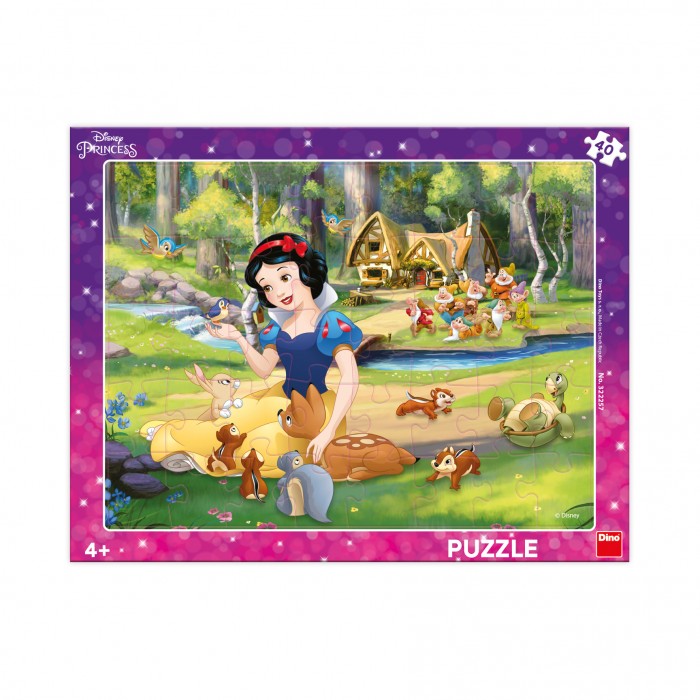 Puzzle Snjeguljica i životinje