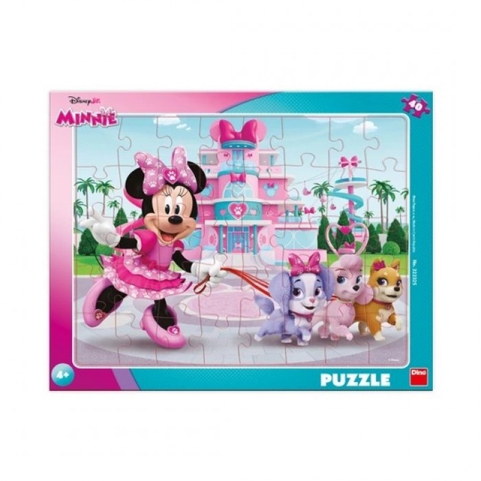 Puzzle Minnie With Puppies