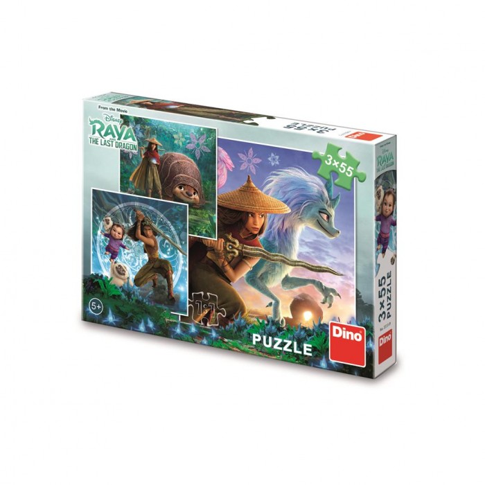 3 puzzle - Raya i prijatelji