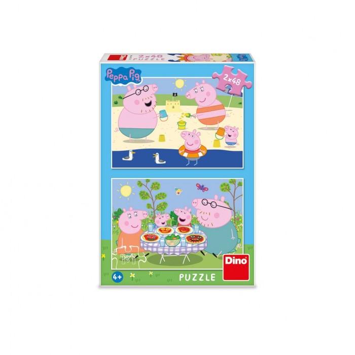 2 puzzle - Peppa Pig: Na odmoru