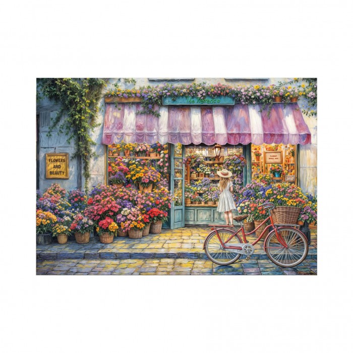 Puzzle XXL dijelovi - Cvjećara