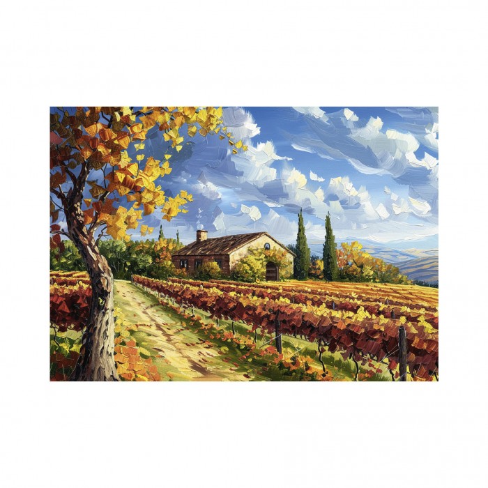 Puzzle Painted Vineyard