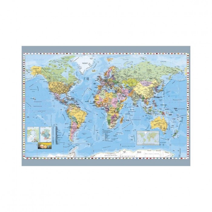 Puzzle Karta svijeta (na engleskom)