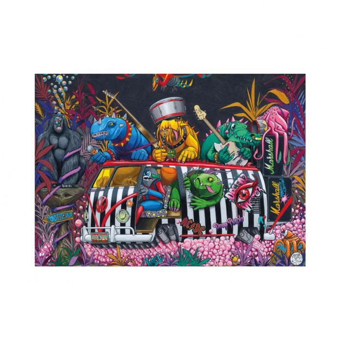 Puzzle Monster Car