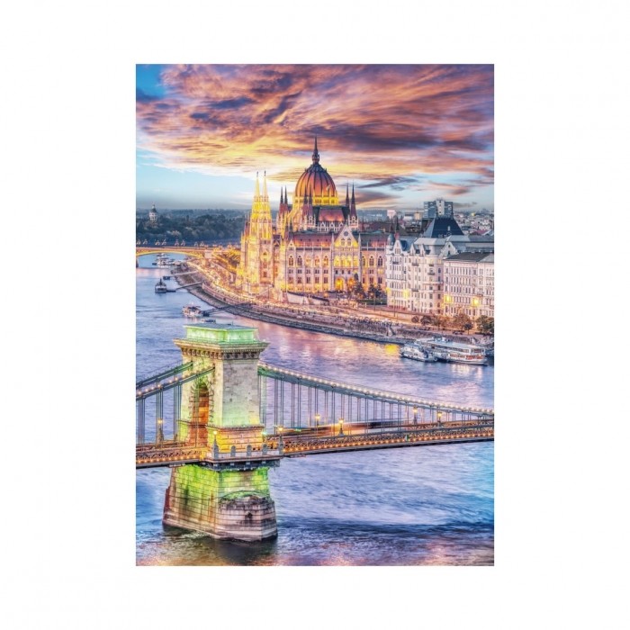 Puzzle Chain Bridge, Budapest, Hungary