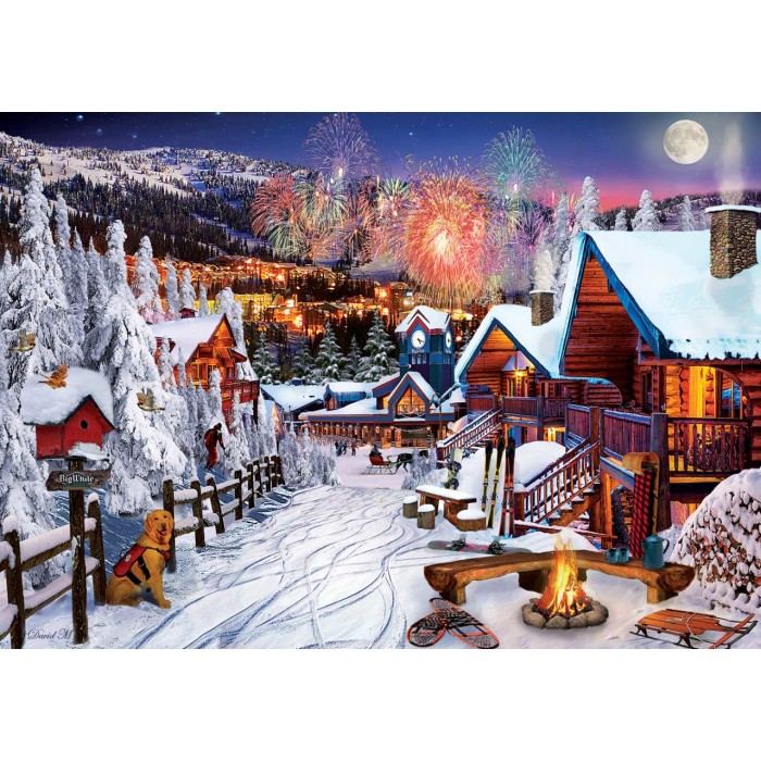 Puzzle Zimska zabava