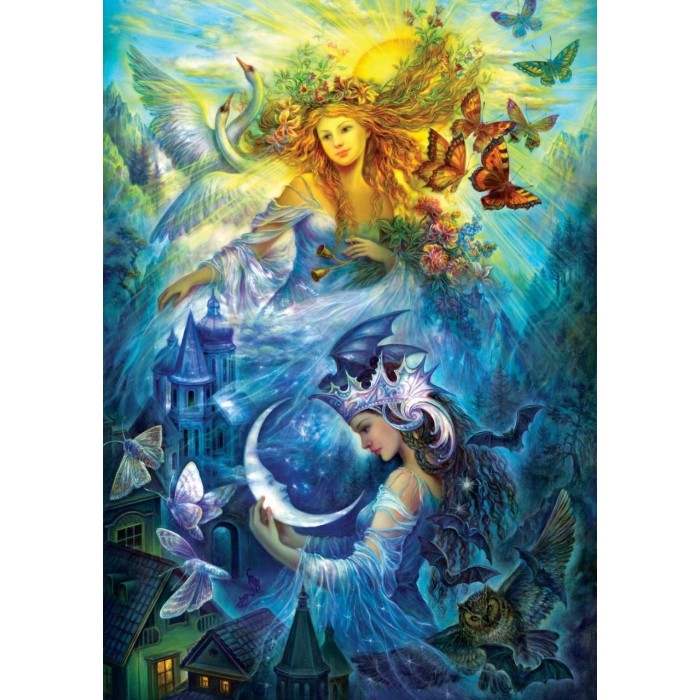 Puzzle The Day and Night Princesses