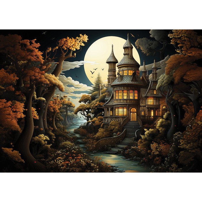 Puzzle Rokoko seoska kuća