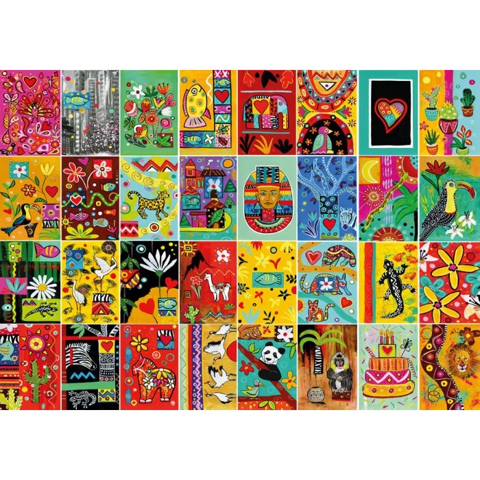 Puzzle Pop art mozaik