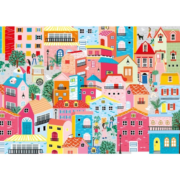 Puzzle Šarene kuće