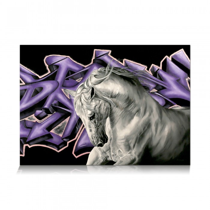 Puzzle White Horse