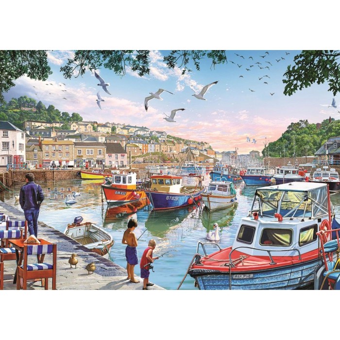 Puzzle The Little Fishermen at the Harbour