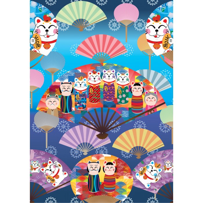Puzzle Kokeshi World