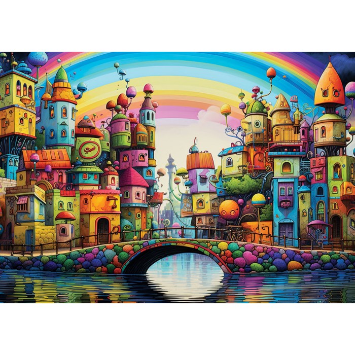 Puzzle Rainbow City