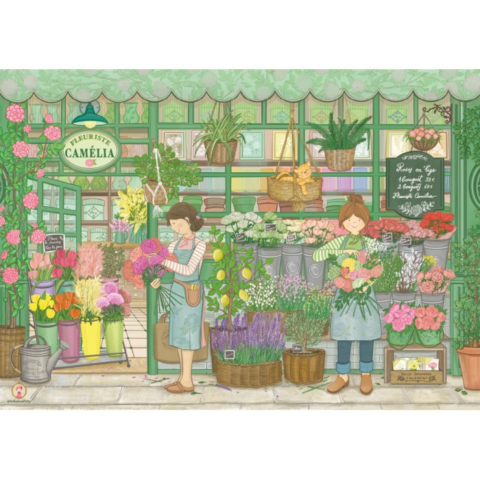 Puzzle Fleuriste Camelia