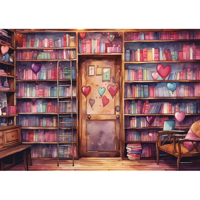 Puzzle Romantična biblioteka