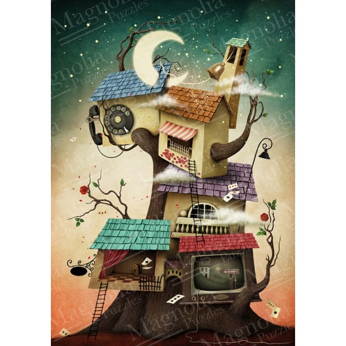 Puzzle House on the Tree