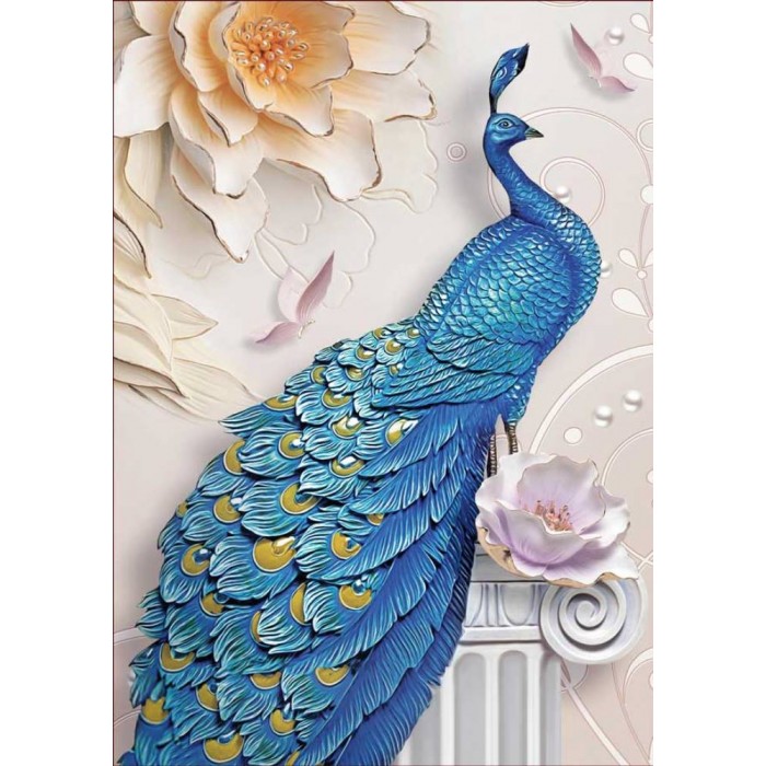 Puzzle Plavi paun
