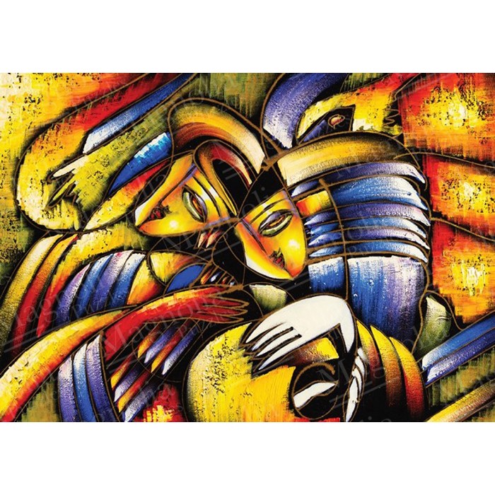 Puzzle Abstract Face