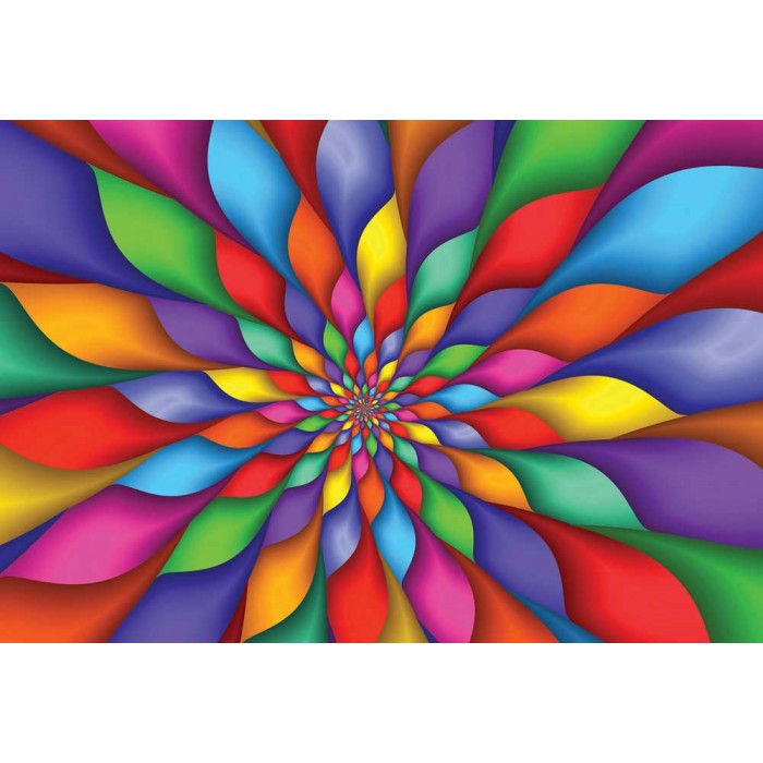 Puzzle Rainbow Petals