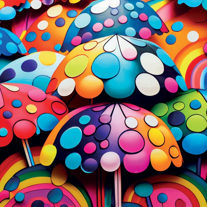 Puzzle Colorful Umbrella
