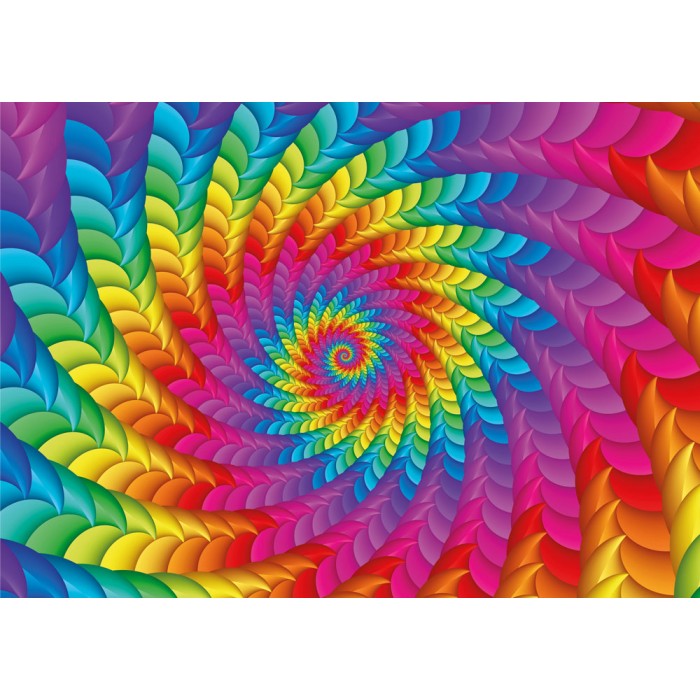 Puzzle Psychedelic Rainbow