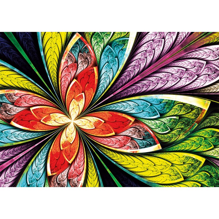 Puzzle Colorful Flower
