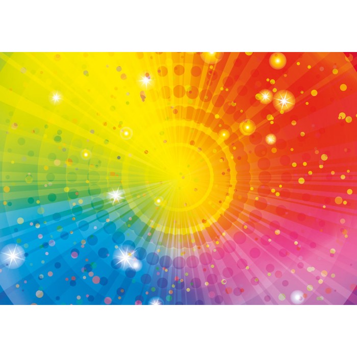 Puzzle Abstract Rainbow