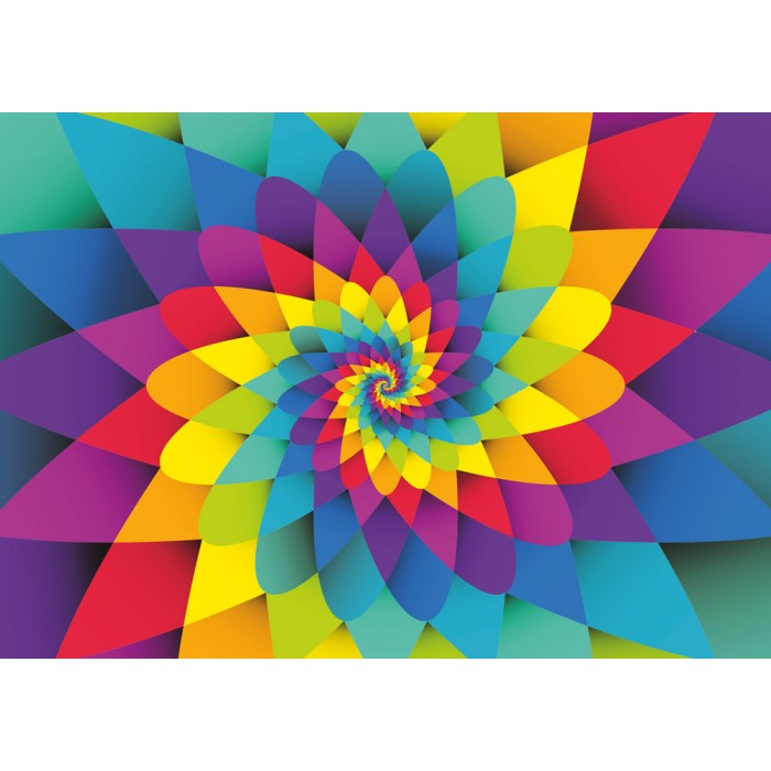 Puzzle Rainbow Spiral