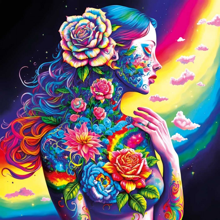Puzzle Flower Goddess