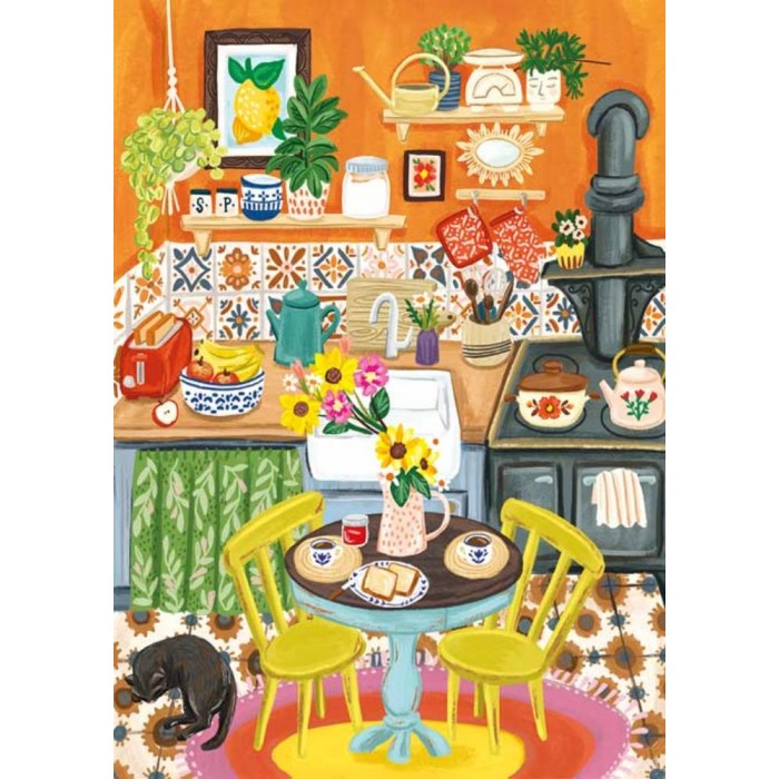 Puzzle Orange Kitchen
