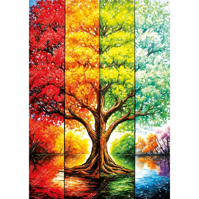 Puzzle Tree in Autumn