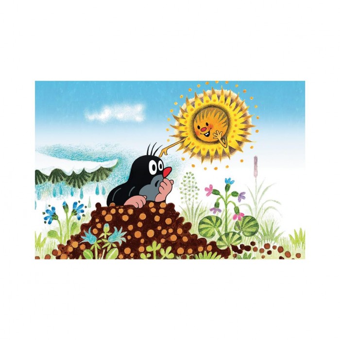 Mini puzzle - Mali krtić : Na suncu