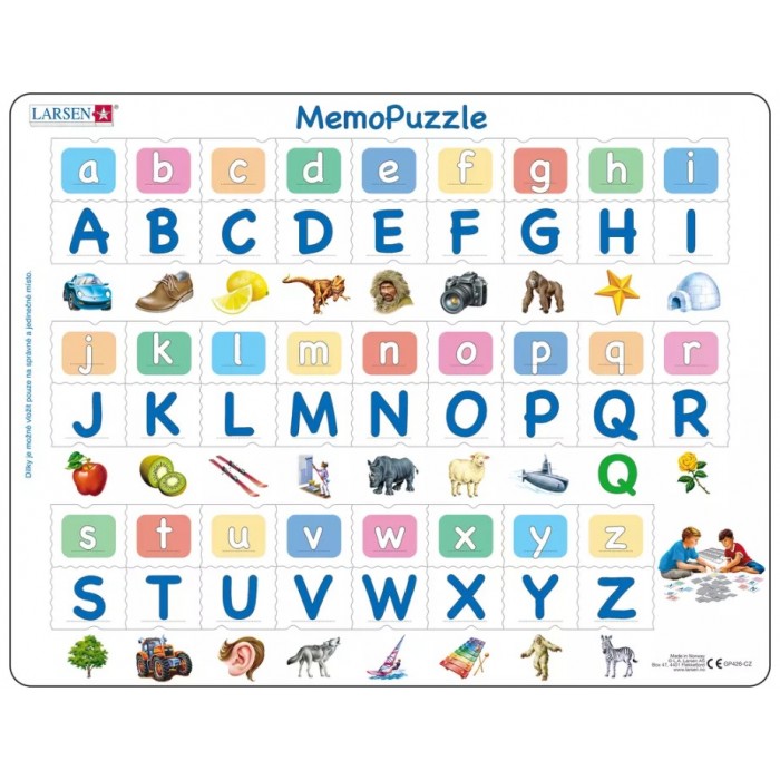 Puzzle s okvirom - MemoPuzzle (na češkom)