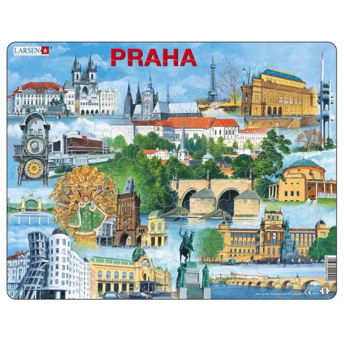 Puzzle s okvirom - Prag