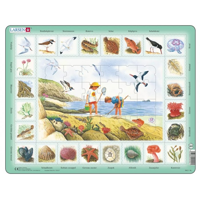 Puzzle s okvirom - Na moru (na nizozemskom)