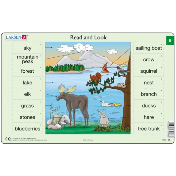 Puzzle s okvirom - Read and Look 05-06 (na engleskom)