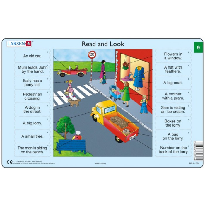 Puzzle s okvirom - Read and Look 09-10 (na engleskom)