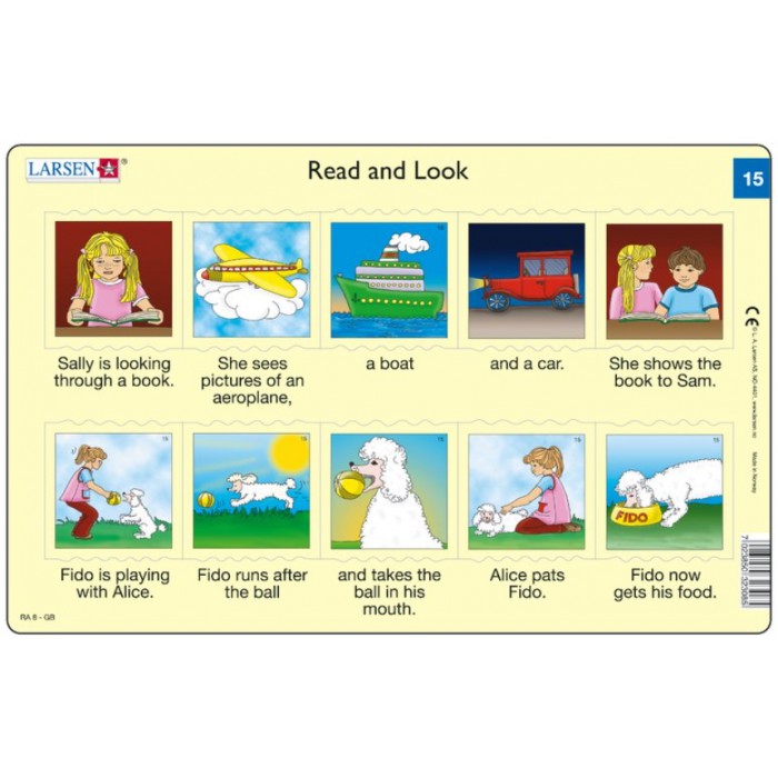 Puzzle s okvirom - Read and Look 15-16 (na engleskom)